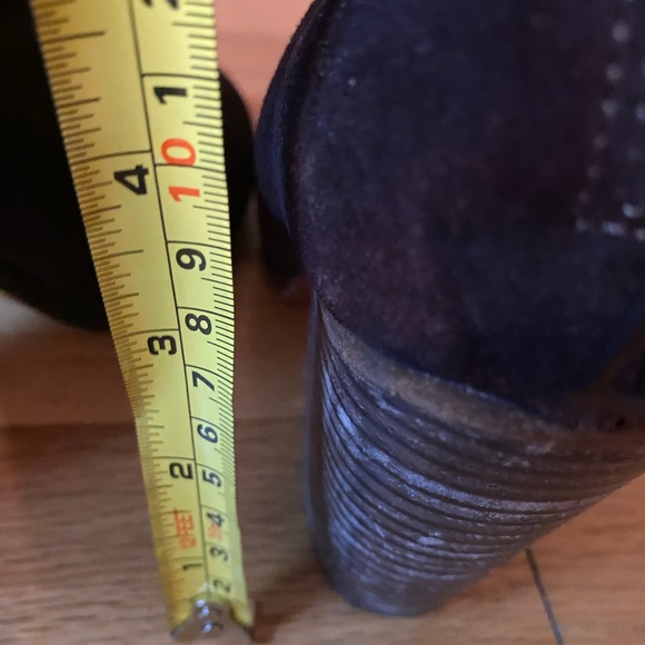 Rag & Bone Plum suede Booties with 3in heel size 8 - Picture 11 of 11